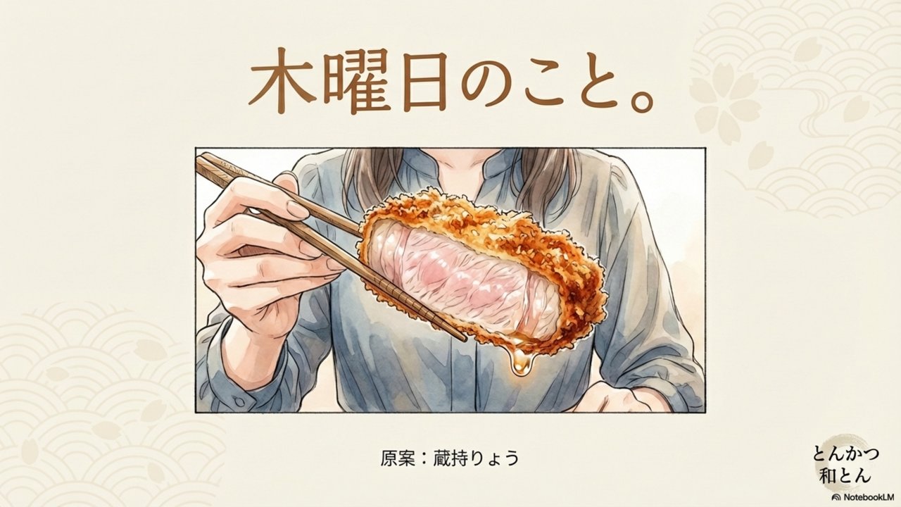 木曜日のこと。